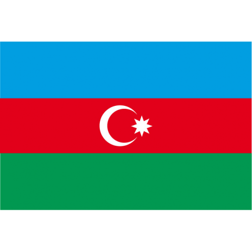 Bandiera AZERBAIGIAN in poliestere nautico
