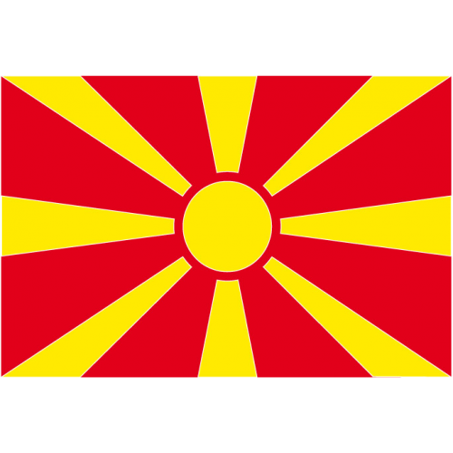 Bandiera MACEDONIA in poliestere nautico